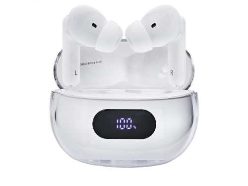 Headset BUDS PLUS T310AE/WHITE 3720312 INTENSO
