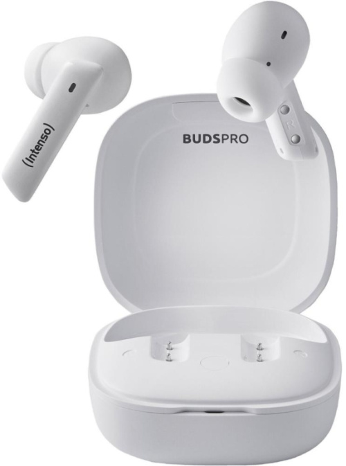 Kõrvaklapid mikrofoniga BUDS PRO T500HAE/WHITE 3720502 INTENSO