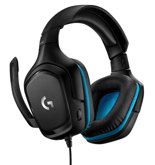 Kõrvaklapid mikrofoniga GAMING G432/BLACK 981-000770 LOGITECH