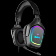 Gaming headphones with Microphone AP-U750MV, black (USB, RGB)