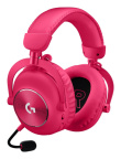 Logitech G 981-001275 headphones/Headset Wired & Wireless Head-band Gaming Bluetooth Magenta