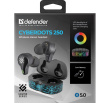 HEADPHONES DEFENDER BLUETOOTH CYBERDOTS 250 GAMING BLACK