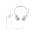 Logitech | USB Computer Kõrvaklapid mikrofoniga | H390 | Wired | Over-Ear | Mikrofon | Noise canceling | Off-white 981-001286