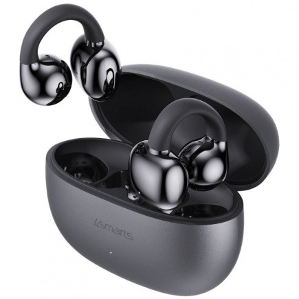 4smarts Open Ear Bluetooth Kopfhrer SkyBuds Clip spacegrau