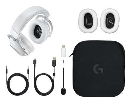 Logitech Kõrvaklapid mikrofoniga 981-001269 / GPROX2W White