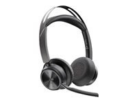 HP Poly Voyager Focus 2 Microsoft Teams Certified USB-C-C Kõrvaklapid mikrofoniga +USB-C/A Adapter SmartBuy