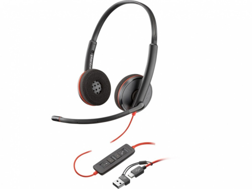 POLY Kõrvaklapid mikrofoniga Blackwire 3220 ST USB-C 8X228A