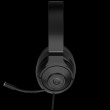 LORGAR Noah 101, Gaming Kõrvaklapid mikrofoniga with Mikrofon, 3.5mm jack connection, cable length 2m, foldable design, PU leather ear pads, size: 185*195*80mm, 0.245kg, black