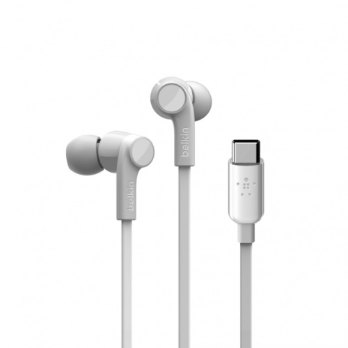 Belkin Headphones Rockstar USB-C Connector White