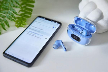 Kõrvaklapid mikrofoniga BUDS PLUS T310AE/BLUE 3720315 INTENSO