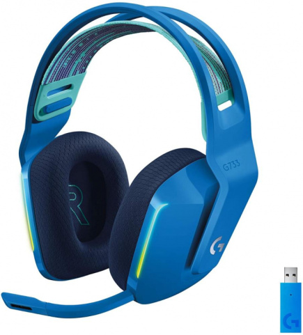 Kõrvaklapid mikrofoniga GAMING G733 WRL/BLUE 981-000943 LOGITECH