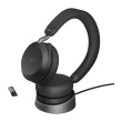JABRA Evolve2 75 - Kõrvaklapid mikrofoniga - mit Ladestation