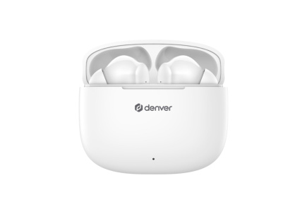 Denver TWE-48W Headset True Wireless Stereo (TWS) In-ear Calls/Music Bluetooth White