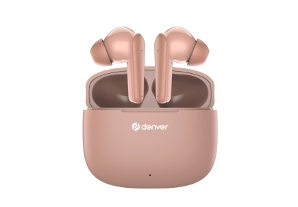 Denver TWE-48DR Headset True Wireless Stereo (TWS) In-ear Calls/Music Bluetooth Rose