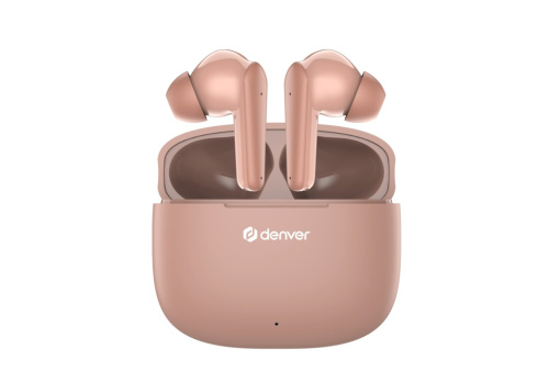 Denver TWE-48DR Headset True Wireless Stereo (TWS) In-ear Calls/Music Bluetooth Rose