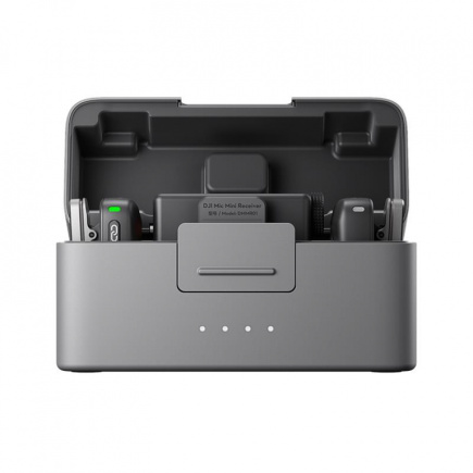 Dji Mic Mini, 2 TX + 1 RX + Charging Case, must - Juhtmevaba mikrofon / CP.RN.00000433.01
