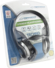 Esperanza EH145K headphones/Kõrvaklapid mikrofoniga Wired Head-band Music Black