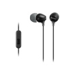 Sony | EX series | MDR-EX15AP | In-ear | Black MDREX15APB.CE7