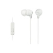 Sony | EX series | MDR-EX15AP | In-ear | White MDREX15APW.CE7