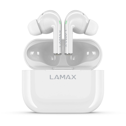 LAMAX In-Ear Clips1 Valge BT 5.3 Akku 35 Std. retail