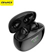 AWEI Bluetooth Headphones 5.0 TWS T15P Black