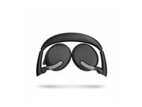 JABRA Evolve2 65 Flex UC Stereo Kõrvaklapid mikrofoniga on-ear Bluetooth wireless active noise cancelling USB-A black Optimised for UC