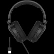 LORGAR Kaya 360, USB Gaming Kõrvaklapid mikrofoniga with Mikrofon, CM108B, Plug&Play, USB-A connection cable 2m, fabric ear pads, size: 192*184.7*88mm, 0.314kg, black