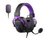 Havit H2002C+U - gaming headphones (black and purple)