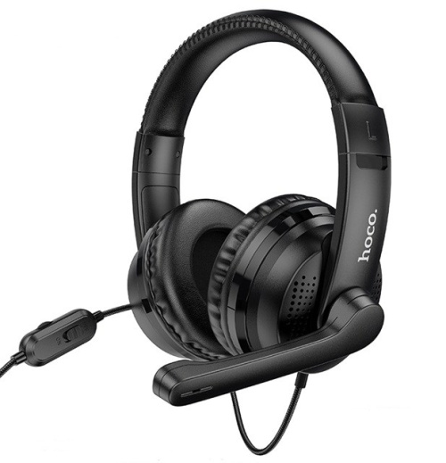Hoco W103 Magic Tour Gaming Headset Jack Cable 3.5 In-Ear Black