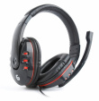 Gembird GHS-402 headphones/Kõrvaklapid mikrofoniga Wired Head-band Gaming Black
