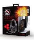 Gembird GHS-402 headphones/Kõrvaklapid mikrofoniga Wired Head-band Gaming Black