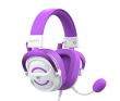 Havit H2002E - gaming headphones, white and purple