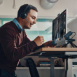 Poly Voyager Focus 2 Microsoft Teams Certified USB-C-C Headset +USB-C/A Adapter
