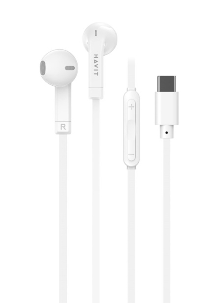 Havit E336C wired headphones White