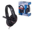 Esperanza EH118 headphones/Kõrvaklapid mikrofoniga Wired Head-band Calls/Music Black, Red
