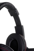 Esperanza EH118 headphones/Kõrvaklapid mikrofoniga Wired Head-band Calls/Music Black, Red