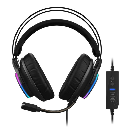 GIGABYTE AORUS H1 headphones/Headset Wired Head-band Gaming USB Type-A Black