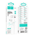 Hoco M116 Benevolent Wired Kõrvaklapid mikrofoniga White