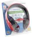 Esperanza EH138R headphones/Kõrvaklapid mikrofoniga Head-band Black,Red