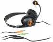 NATEC Drone Kõrvaklapid mikrofoniga Wired Head-band Calls/Music Black, Orange