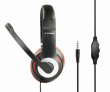 Gembird MHS-03-BKRD headphones/Kõrvaklapid mikrofoniga Wired Head-band Gaming Black, Red
