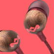 The House Of Marley Smile Jamaica Kõrvaklapid mikrofoniga Wired In-ear Calls/Music Red, Wood