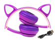 BLOW Wireless Headset Bluetooth 5.0 LED for kids purple ears