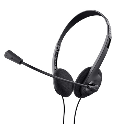 Trust 21665 headphones/Headset Wired In-ear Calls/Music Black
