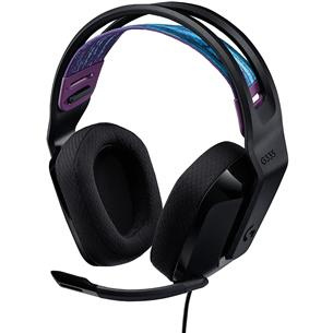 Kõrvaklapid mikrofoniga GAMING G335/BLACK 981-000978 LOGITECH