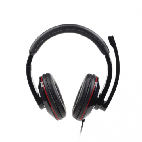 Kõrvaklapid mikrofoniga STEREO USB BLACK/MHS-U-001 GEMBIRD