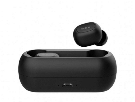 QCY T1C-BLACK headphones/Headset Wireless In-ear Calls/Music Bluetooth
