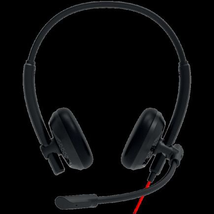 CANYON PC Headset HS-07 PC Mic 3.5/USB Flat 2.8m Black