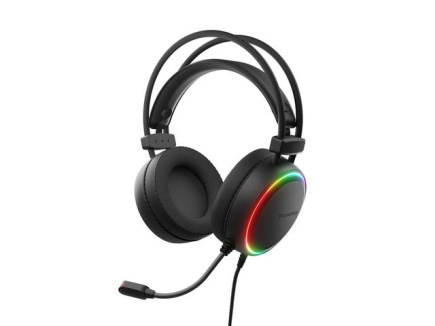 GENESIS NSG-2307 headphones/Kõrvaklapid mikrofoniga Wired Head-band Gaming USB Type-A Black