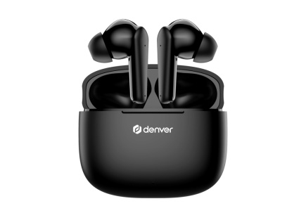 Denver TWE-48B Headset True Wireless Stereo (TWS) In-ear Calls/Music Bluetooth Black